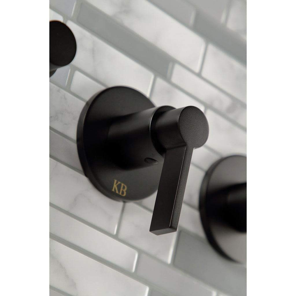 NuvoFusion Triple-Handle Tub and Shower Faucet