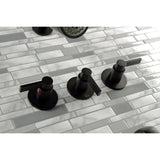 NuvoFusion Triple-Handle Tub and Shower Faucet