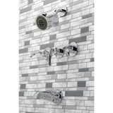 Centurion Triple-Handle Tub and Shower Faucet