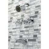 Millennium Triple-Handle Tub and Shower Faucet
