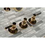 Kaiser Triple-Handle Tub and Shower Faucet