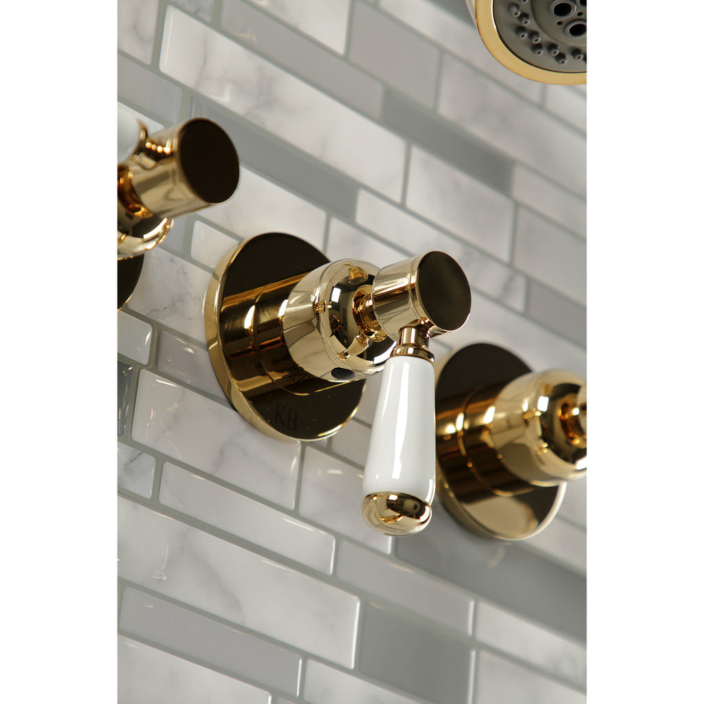 Paris Triple-Handle Tub and Shower Faucet