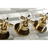 Millennium Triple-Handle Tub and Shower Faucet