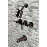 Kaiser Triple-Handle Tub and Shower Faucet