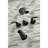 Centurion Triple-Handle Tub and Shower Faucet