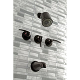 Centurion Triple-Handle Tub and Shower Faucet