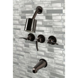 Centurion Triple-Handle Tub and Shower Faucet