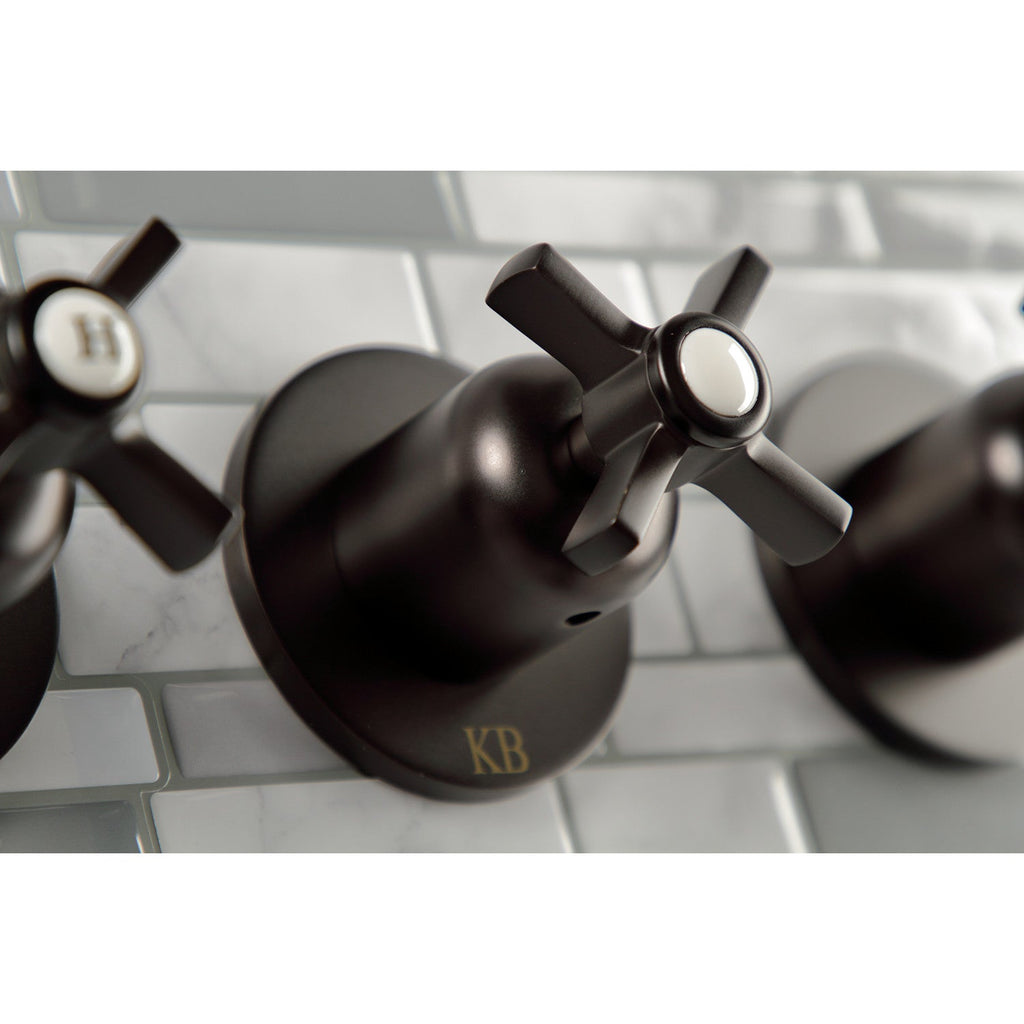 Millennium Triple-Handle Tub and Shower Faucet