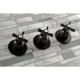 Millennium Triple-Handle Tub and Shower Faucet