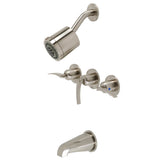 Centurion Triple-Handle Tub and Shower Faucet