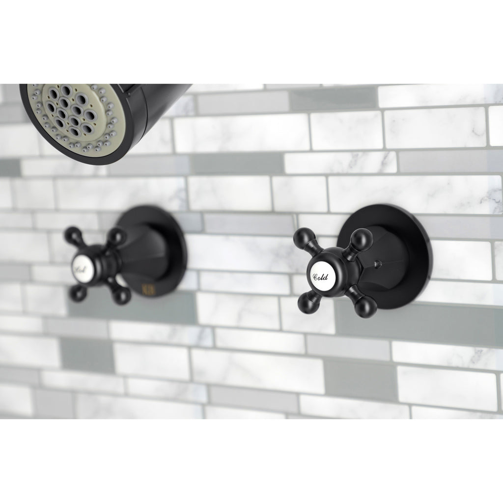 Metropolitan Double-Handle Tub and Shower Faucet