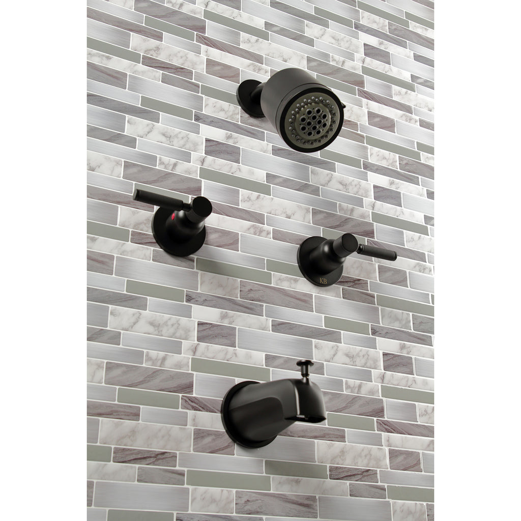 Kaiser Double-Handle Tub and Shower Faucet