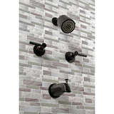 Kaiser Double-Handle Tub and Shower Faucet