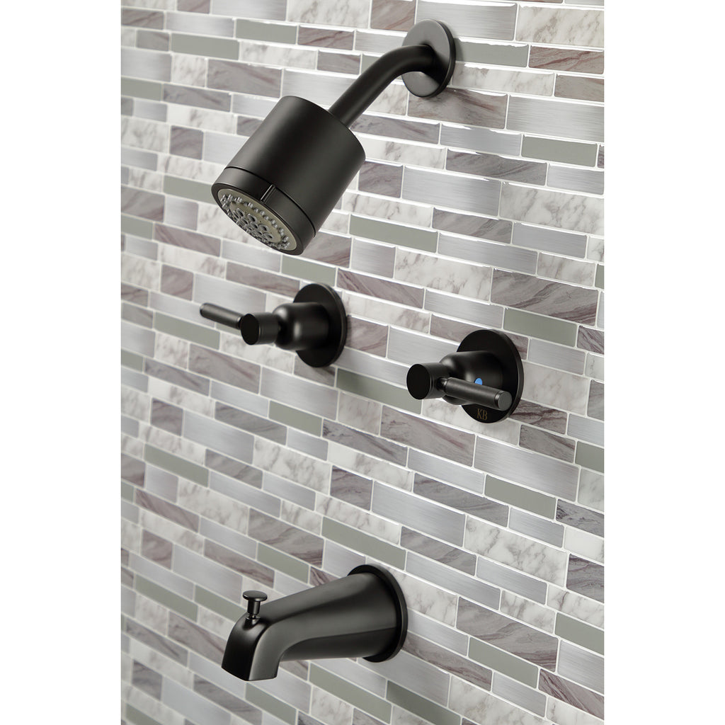 Kaiser Double-Handle Tub and Shower Faucet