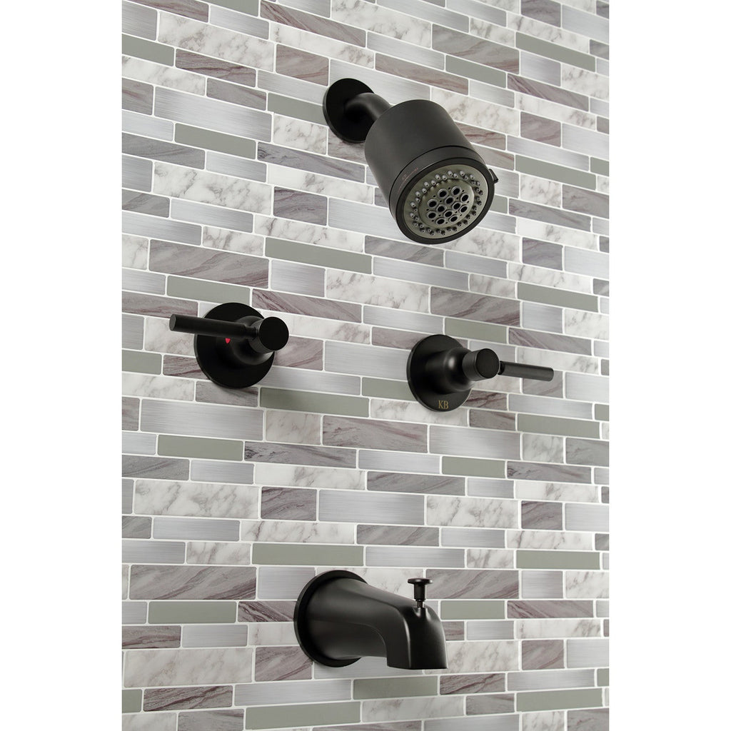 Concord Double-Handle Tub and Shower Faucet