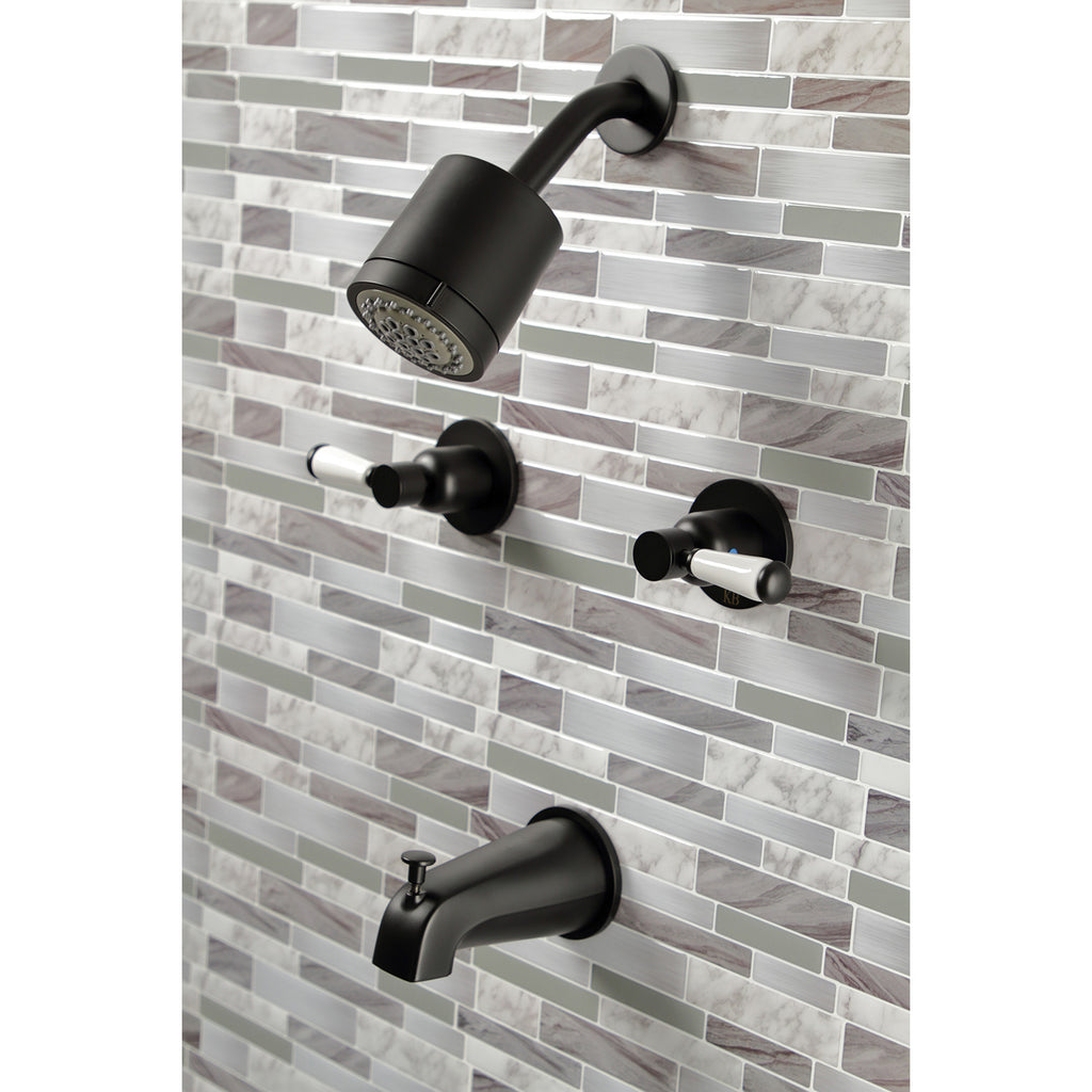 Paris Double-Handle Tub and Shower Faucet