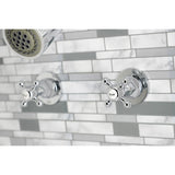 Metropolitan Double-Handle Tub and Shower Faucet