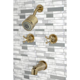 Metropolitan Double-Handle Tub and Shower Faucet