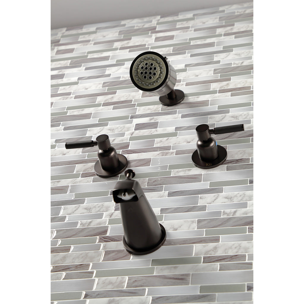 Kaiser Double-Handle Tub and Shower Faucet