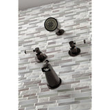 Paris Double-Handle Tub and Shower Faucet