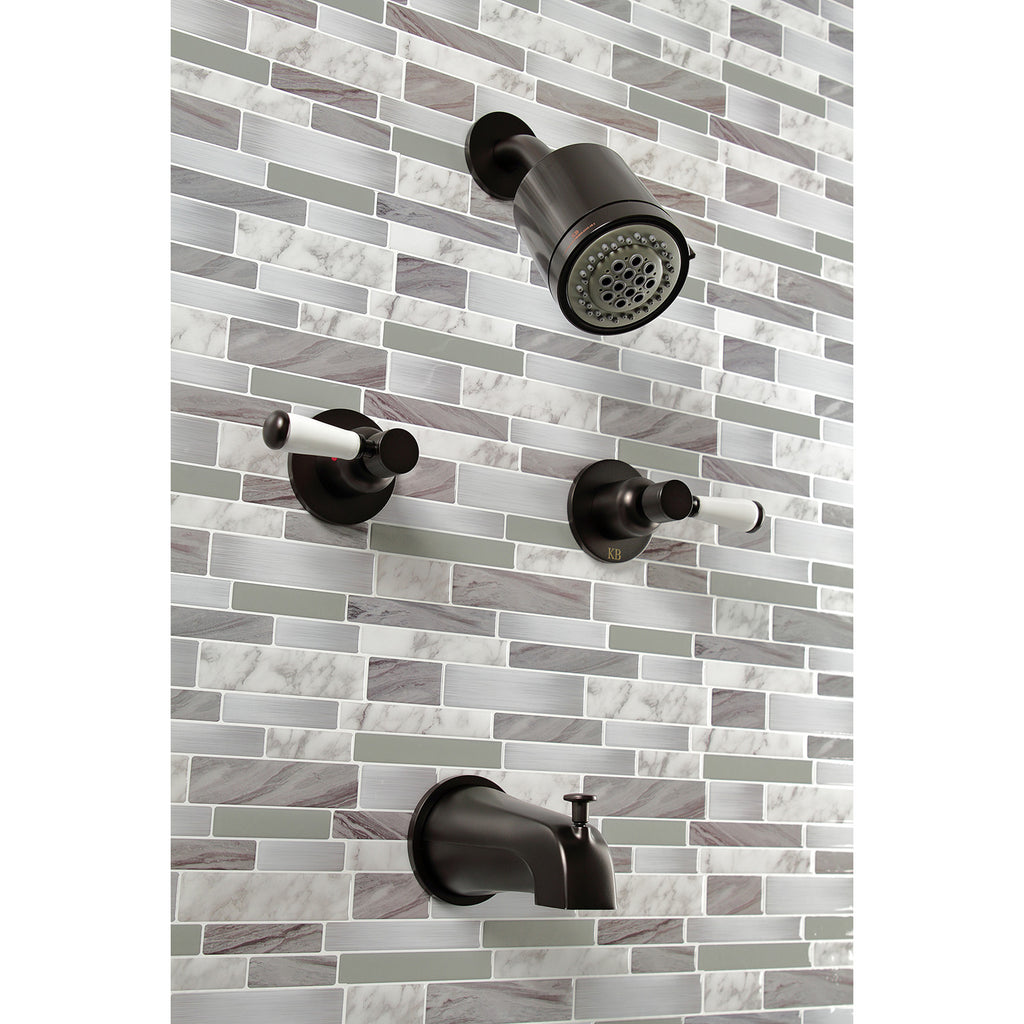 Paris Double-Handle Tub and Shower Faucet