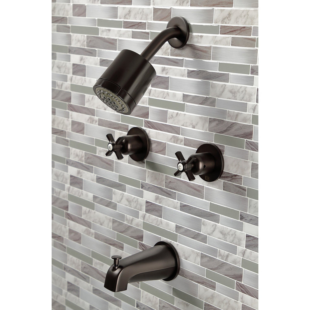 Millennium Double-Handle Tub and Shower Faucet