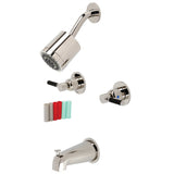 Kaiser Double-Handle Tub and Shower Faucet