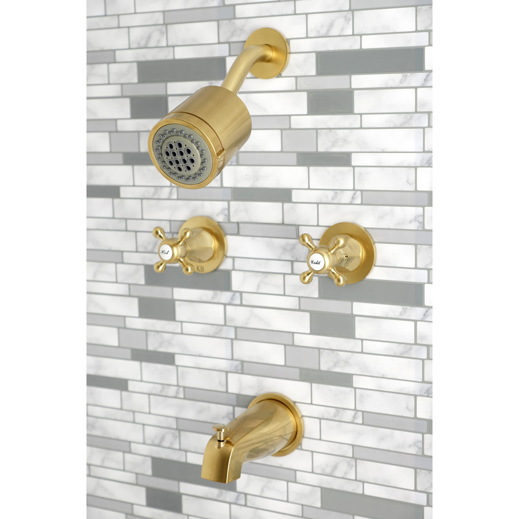 Metropolitan Double-Handle Tub and Shower Faucet