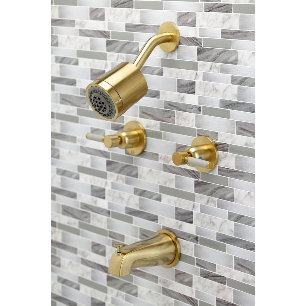 Kaiser Double-Handle Tub and Shower Faucet