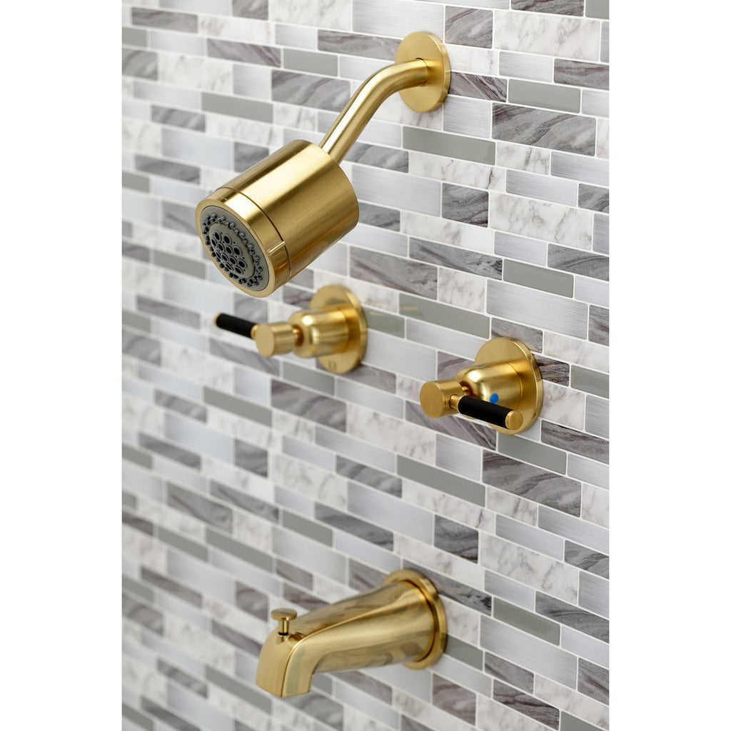 Kaiser Double-Handle Tub and Shower Faucet