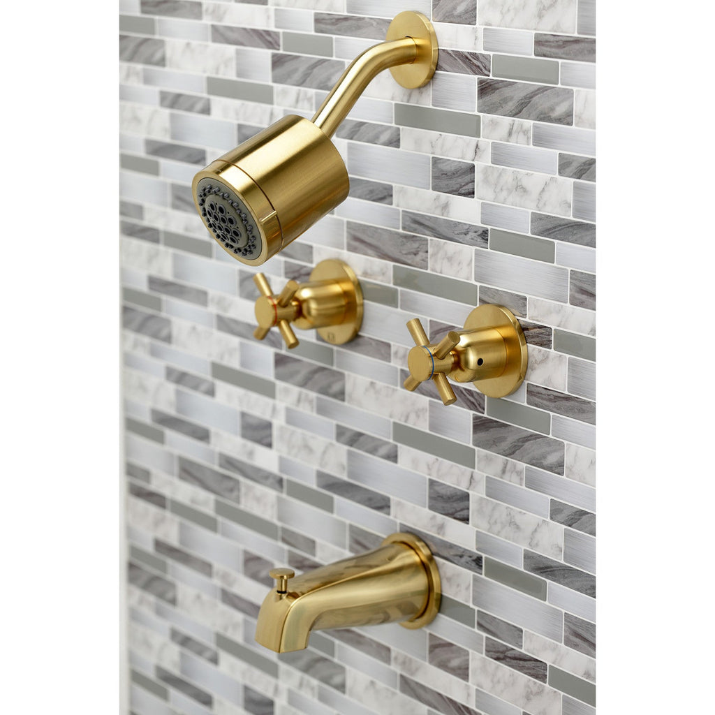 Concord Double-Handle Tub and Shower Faucet