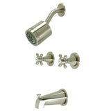 Metropolitan Double-Handle Tub and Shower Faucet