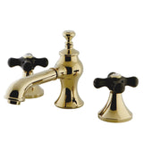 Duchess Two-Handle 3-Hole Deck Mount Widespread Bathroom Faucet with Brass Pop-Up
