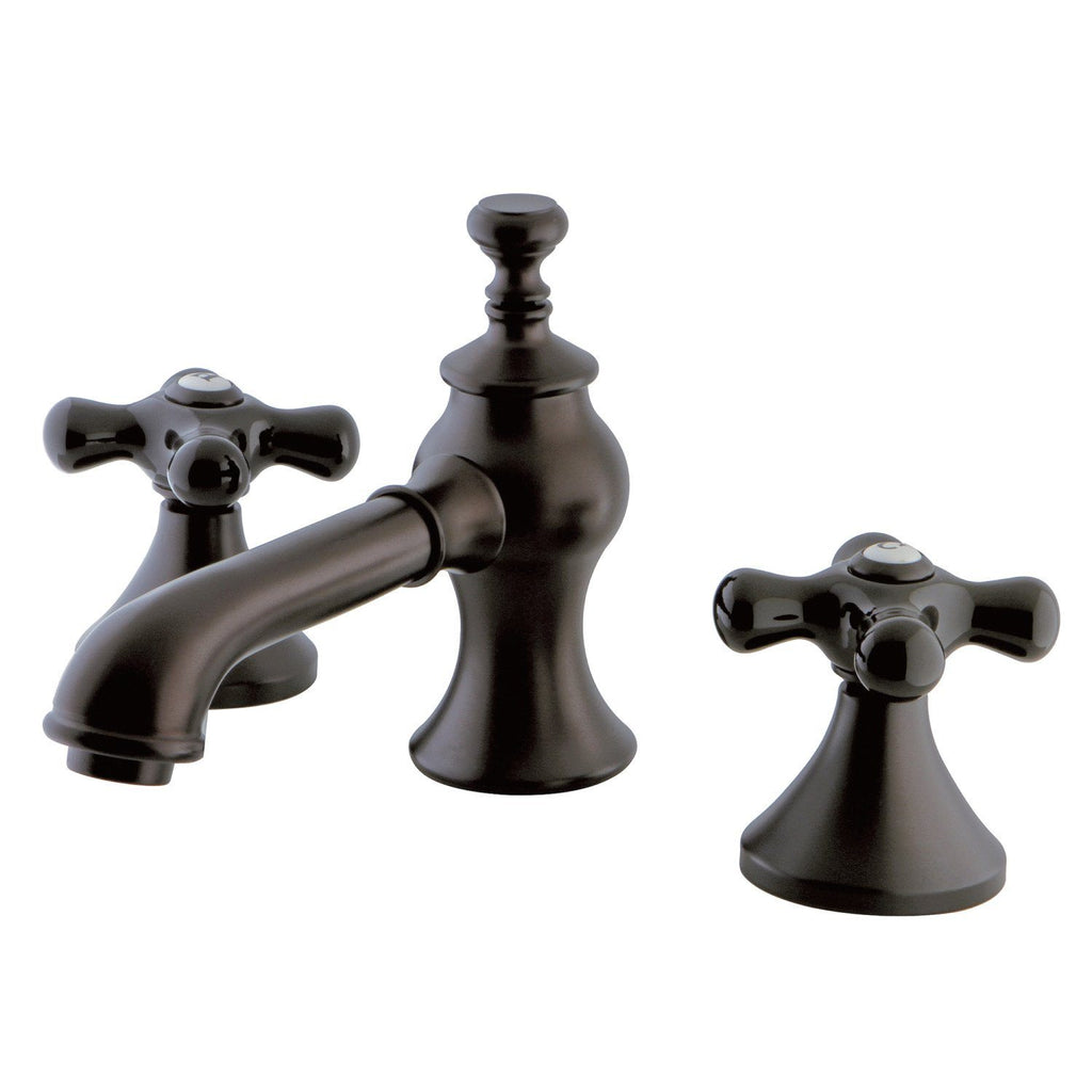 Duchess Two-Handle 3-Hole Deck Mount Widespread Bathroom Faucet with Brass Pop-Up