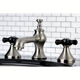 Duchess Two-Handle 3-Hole Deck Mount Widespread Bathroom Faucet with Brass Pop-Up