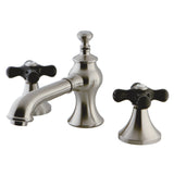 Duchess Two-Handle 3-Hole Deck Mount Widespread Bathroom Faucet with Brass Pop-Up