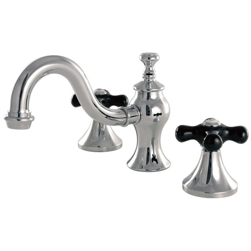Duchess Two-Handle 3-Hole Deck Mount Widespread Bathroom Faucet with Brass Pop-Up Drain