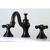 Duchess Two-Handle 3-Hole Deck Mount Widespread Bathroom Faucet with Brass Pop-Up Drain