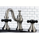 Duchess Two-Handle 3-Hole Deck Mount Widespread Bathroom Faucet with Brass Pop-Up Drain