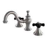 Duchess Two-Handle 3-Hole Deck Mount Widespread Bathroom Faucet with Brass Pop-Up Drain