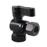 3/8-Inch FIP x 3/8-Inch O.D. Comp Quarter-Turn Angle Shut-Off Valve