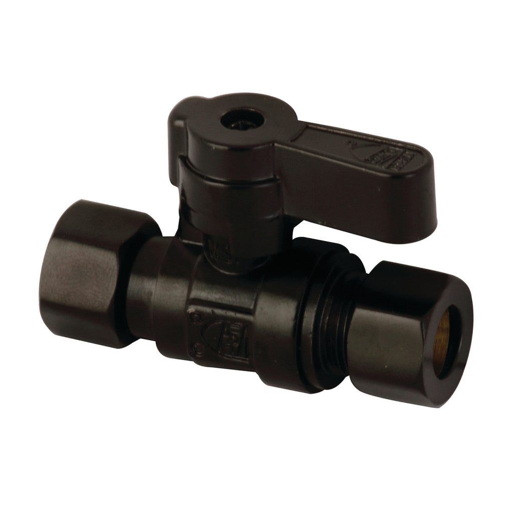 3/8-Inch Swivel x 3/8-Inch O.D. Comp Straight Shut-Off Valve
