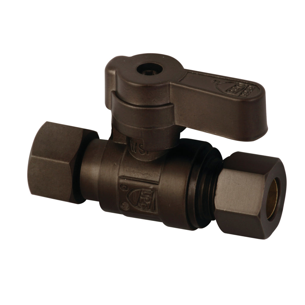 3/8-Inch Swivel x 3/8-Inch O.D. Comp Straight Shut-Off Valve