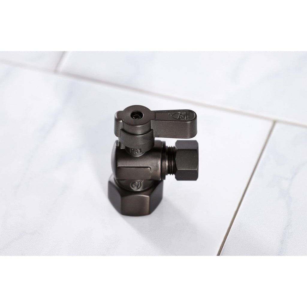 Baseline 1/2-Inch FIP x 3/8-Inch O.D. Comp Quarter-Turn Angle Shut-Off Valve