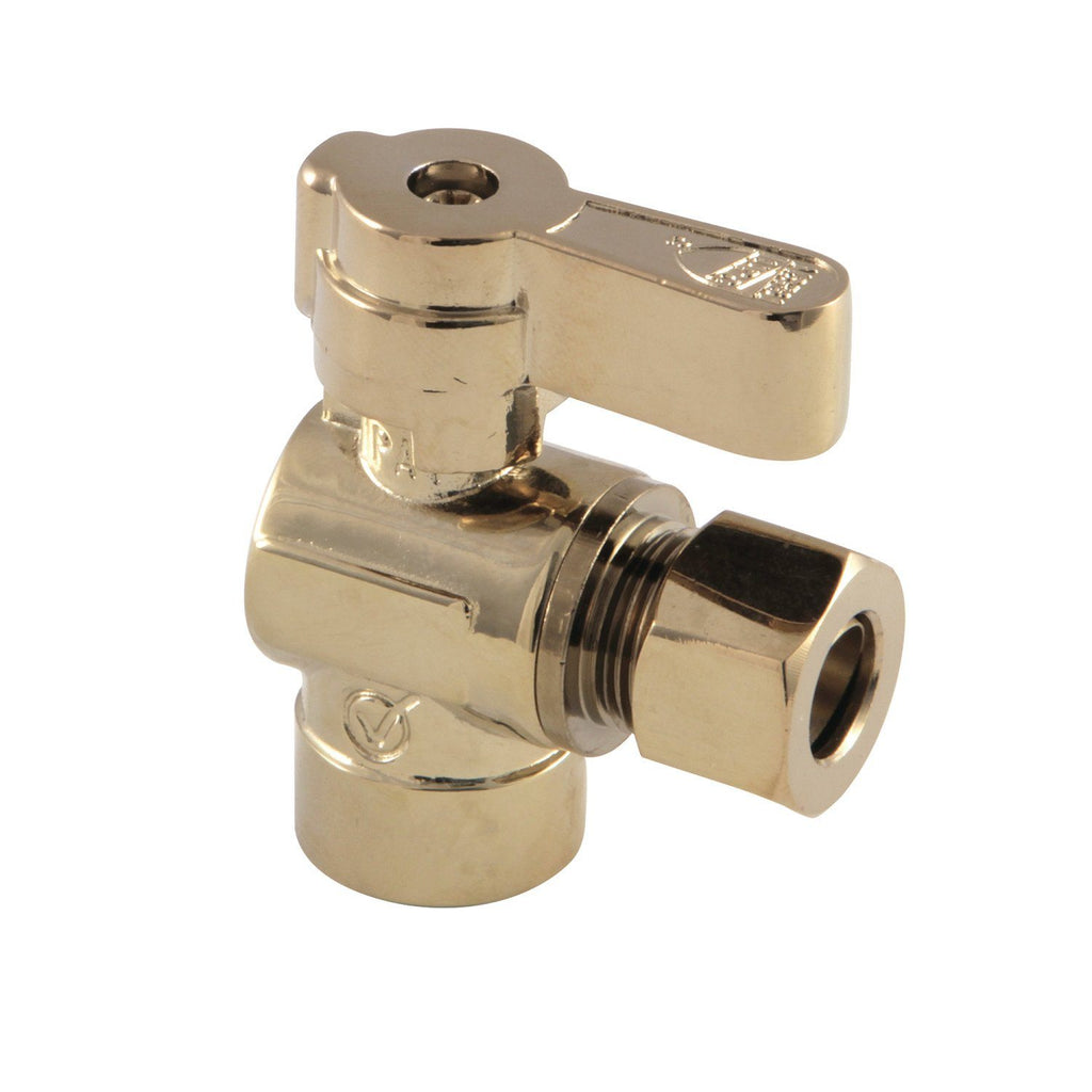 Baseline 1/2-Inch Sweat x 3/8-Inch O.D. Comp Angle Shut-Off Valve