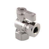 1/2-Inch FIP x 1/2-Inch or 7/16-Inch Slip Joint Quarter-Turn Angle Shut-Off Valve