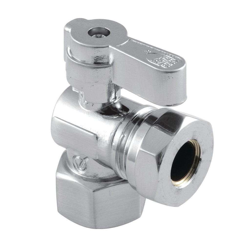 1/2-Inch FIP x 1/2-Inch or 7/16-Inch Slip Joint Quarter-Turn Angle Shut-Off Valve