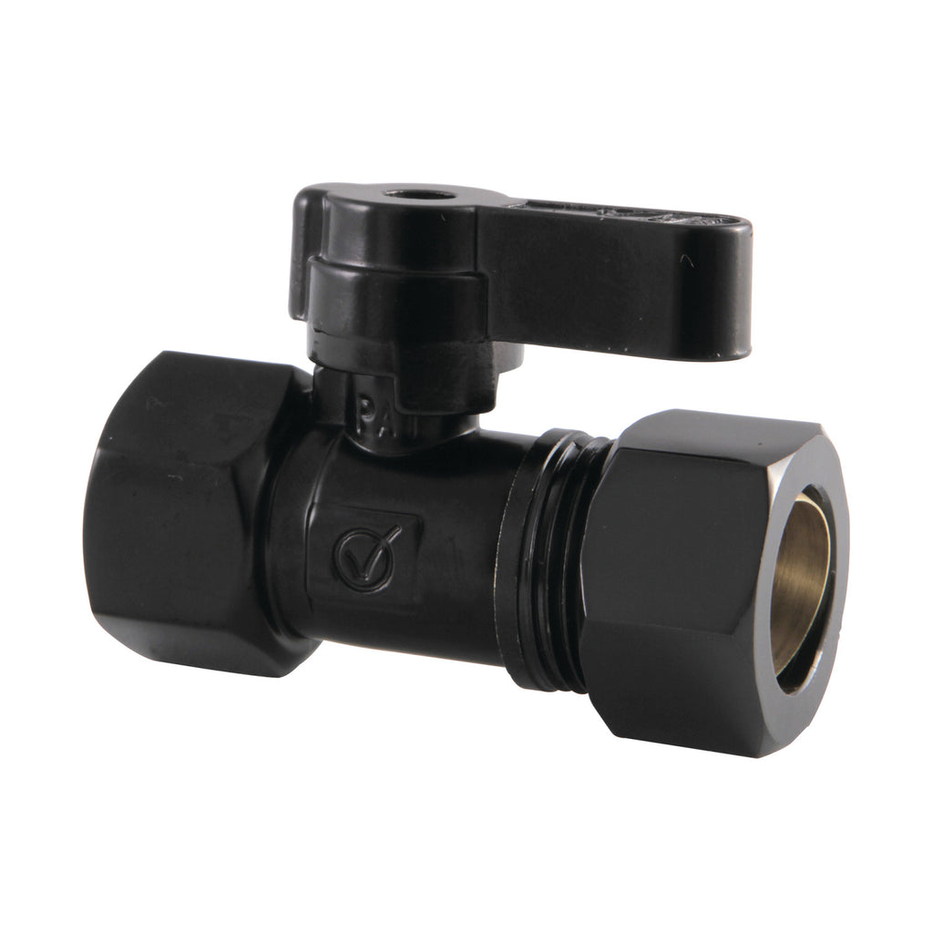 1/2-Inch FIP x 5/8-Inch O.D. Comp Quarter-Turn Straight Shut-Off Valve