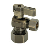 Baseline 5/8-Inch O.D. Comp x 3/8-Inch O.D. Comp Quarter-Turn Angle Shut-Off Valve