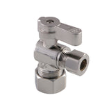 Baseline 5/8-Inch O.D. Comp x 3/8-Inch O.D. Comp Quarter-Turn Angle Shut-Off Valve
